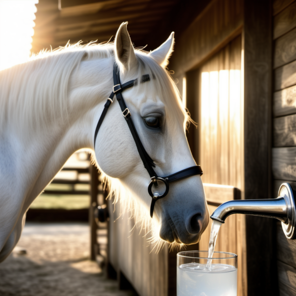 Auch Dein Pferd liebt Optilemo-Wasser